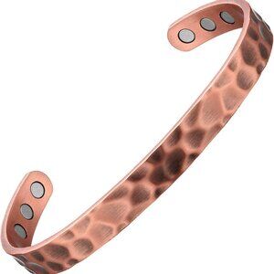 Magnetic Copper Bracelet Adjustable for Men Women